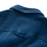 (ST338) Jacquard Indigo Heavyweight Shirt