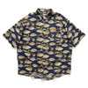 (ST364) Japan Made Fabric Pattern Shirt