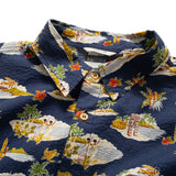 (ST364) Japan Made Fabric Pattern Shirt