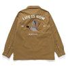 (ST425) Teal Duck Embroidery Shirt