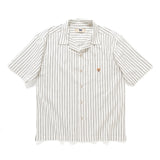(ST461) Stripe Short Sleeve Shirt