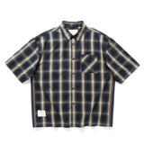 (ST466) Plaid Short Sleeve Shirt