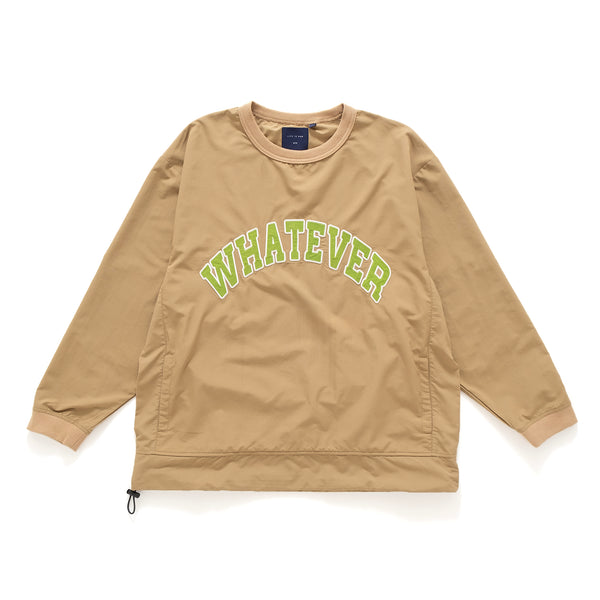 (SW394) Whatever Message Embroidery Sweater