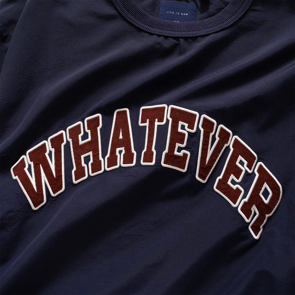 (SW394) Whatever Message Embroidery Sweater