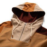 (SW482) Colorblock Corduroy Smock