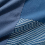 (TP1002) Indigo Patchwork Tee