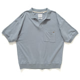 (TP1057) Open Collar Polo Tee