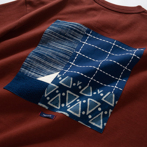 (TP1086) Indigo Pactwork Tee