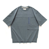 (TP1086) Indigo Pactwork Tee