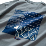 (TP1086) Indigo Pactwork Tee