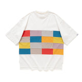 (TP1090) Crazy Patch Square Tee