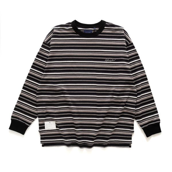 (TP1174) Stripe Long Sleeve Tee