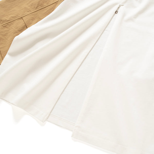 (TP1462) 3D Pleat Raglan Cropped Tee