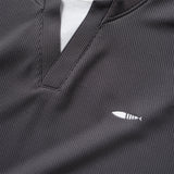 (TP1560) Fake Layer V Neck Tee