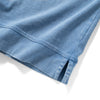 (TP1578) Washed Henley Neck Tee