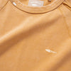 (TP1620) Wash Raw Edge Cropped Sleeve Tee