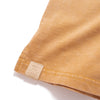 (TP1620) Wash Raw Edge Cropped Sleeve Tee