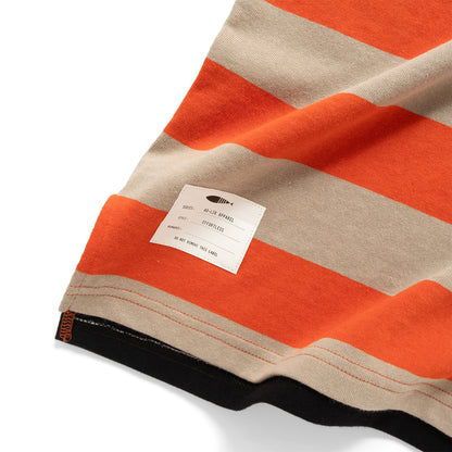 (TP1659) Stripe Contrast Tee