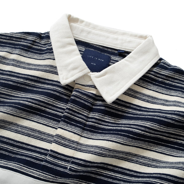 (TP931) Stripe Rugby Tee