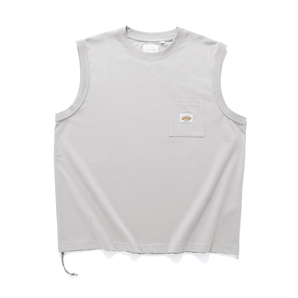 (VT1672) Cool Touch Drawstrings Tank Top
