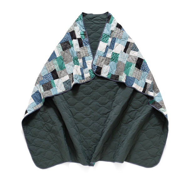 (YA483) 2 Face Pattern Camping Quilted Blanket