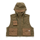 (YJ355) Cropped Outdoor Vest