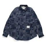 (YS336) Jacquard Denim Shirt