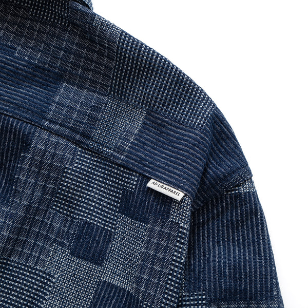 (YS336) Jacquard Denim Shirt