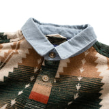 (YS352) Tribal Pattern Shirt