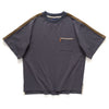 (YT1200) Paisley Sleeves Patchwork Tee