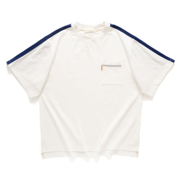 (YT1200) Paisley Sleeves Patchwork Tee