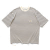 (YT1678) Border Drawstrings Pocket Tee
