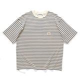 (YT1678) Border Drawstrings Pocket Tee