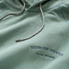 (YW412) Embroidery Sleeve Patch Hoodie