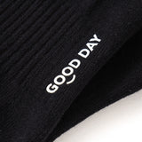 (EX663) Brown Hat Cat Embroidery Socks