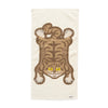 (ZA490) Lazy Cat Graphic Towel Set (3 Pieces)