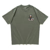 (ZT1505) Animal Camera Graphic Pocket Tee