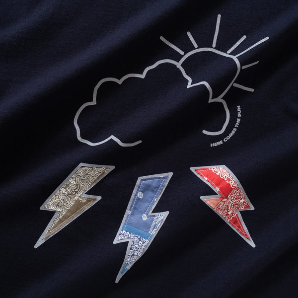 (ZT1186) Weather Patchwork Graphic Tee
