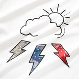 (ZT1186) Weather Patchwork Graphic Tee