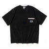 (ZT1129) Native American Tent Graphic Pocket Tee