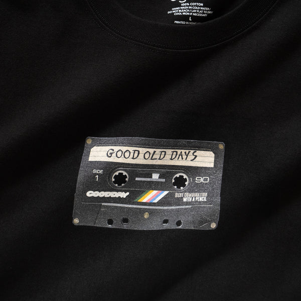 (ZT1130) Good Old Days Cassette Graphic Tee