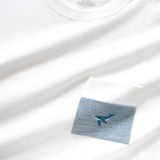 (ZT1131) Whale Embroidery Pocket Tee