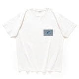 (ZT1131) Whale Embroidery Pocket Tee