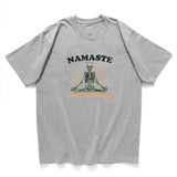 (ZT1133) Namaste Skeleton Graphic Tee