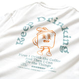 (ZT1134) Coffee Junkie Graphic Tee