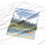 (ZT1166) Lake House Graphic Pocket Tee