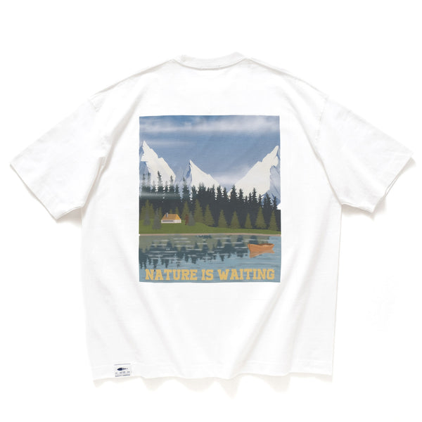 (ZT1166) Lake House Graphic Pocket Tee