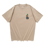 (ZT1178) Animal Plant Embroidery Tee