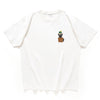 (ZT1178) Animal Plant Embroidery Tee