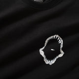 (ZT1192) Shark Teeth Patchwork Graphic Tee